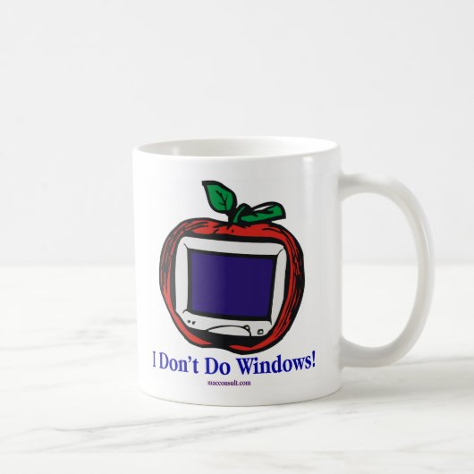 Ich tue nicht Windows! Kaffeetasse (Rechts)
