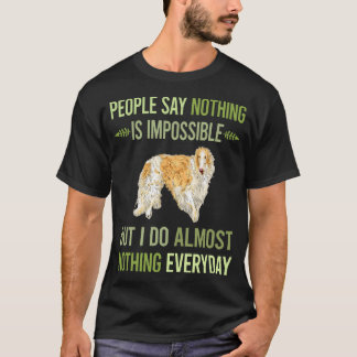 Ich tue nichts Borzoi 01 T-Shirt