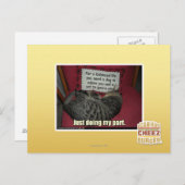 Ich tue nur meinen Teil. Postkarte (Vorne/Hinten)