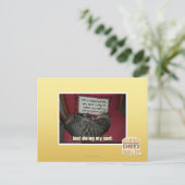 Ich tue nur meinen Teil. Postkarte (Stehend Vorderseite)