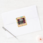 Ich tue nur meinen Teil. Quadratischer Aufkleber (Umschlag)