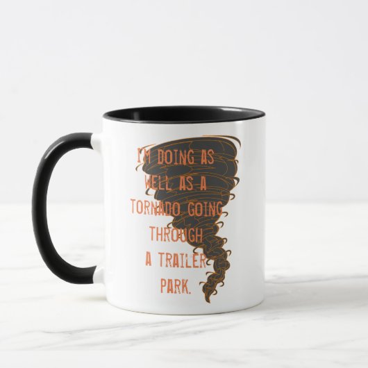 Ich tue sowie eine Tornado-Tasse Tasse (Links)