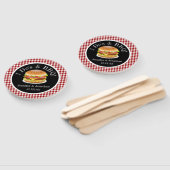 Ich tue und GRILLEN Red Gingham Hamburger Lässig H Fächer (Non-assembled)