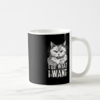 Ich tue, was ich Cat Halloween Funny Cat Halloween Kaffeetasse