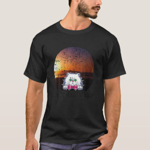 Ich tue, was ich Cat Silhouette Halloween Gewollt T-Shirt