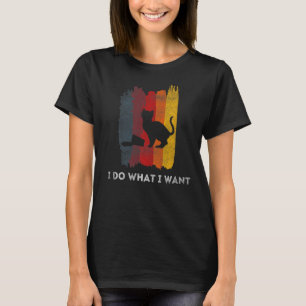 Ich tue, was ich den lustigen Cat Spill Cup Gewoll T-Shirt