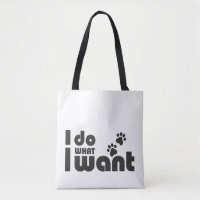 Ich tue, was ich gewollt habe, lustiges Katzen-Hun