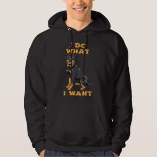 Ich tue, was ich Rottweiler Gewollt habe 46 Hoodie