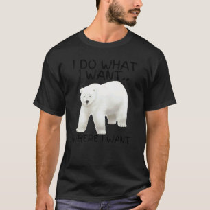 Ich tue, was ich Summer Bears Vibes Cool Polar Gew T-Shirt