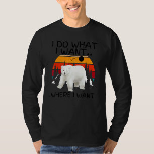 Ich tue, was ich Summer Bears Vibes Cool Polar Gew T-Shirt