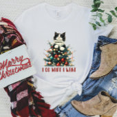 Ich tue, was ich Weihnachts-Katze-T - Shirt Gewoll