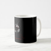 Ich Tue Was Ich Will Katzen-Typografie Kaffeetasse (VorderseiteRechts)