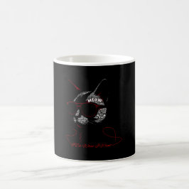 Ich Tue Was Ich Will Katzen-Typografie Kaffeetasse
