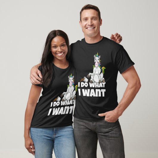 Ich tue, was ich wütend Gewollt habe T-Shirt (Unisex)