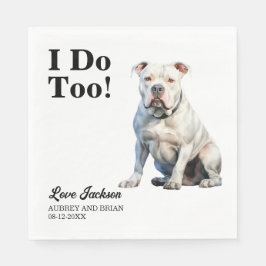 Ich tue zu amerikanische Hochzeitsempfehlung Serviette