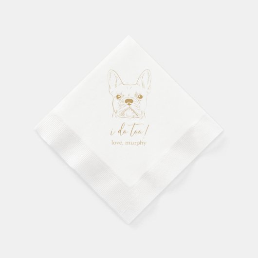 Ich tue zu Hochzeiten Napkins Serviette (Ecke)