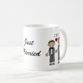 Ich tue zwei Bräutigame Kaffeetasse (VorderseiteRechts)