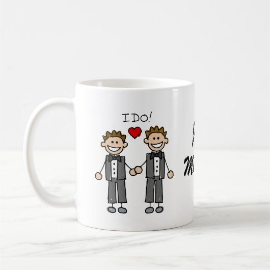 Ich tue zwei Bräutigame Kaffeetasse (Links)