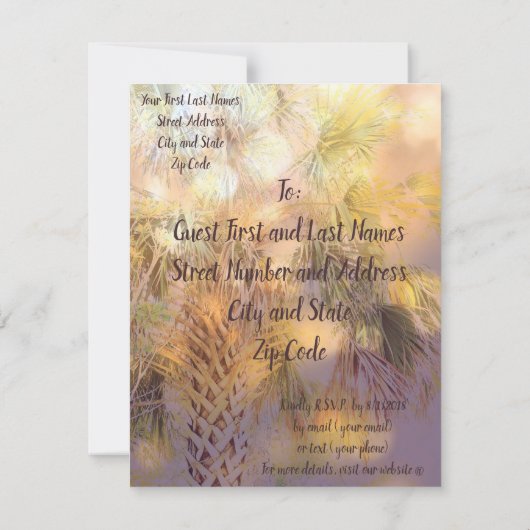 ICH TUN EINE BARBECUE WEDERINVITATION EINLADUNG (Rückseite)