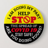 ICH TUN MEIN TEIL - COVID 19 BUTTON (Vorderseite)