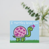 Ich turley Liebe Sie Postkartenüberquerung Postkarte (Stehend Vorderseite)