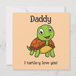 Ich Turtley Liebe Sie Papa! Schildkröte des niedli Karte