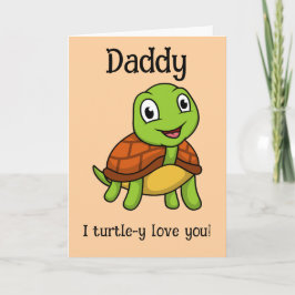 Ich Turtley Liebe Sie Papa! Schildkröte des niedli Karte