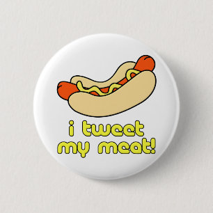 Ich tweete mein Fleisch Button