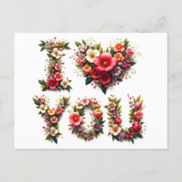 Ich ♥️ U-Karten Postkarte