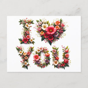 Ich ♥️ U-Karten Postkarte