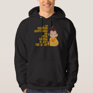 Ich übe Achtsamkeit und liebe Freundlichkeit C Hoodie