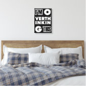 Ich überdenke das leinwanddruck (Insitu (Schlafzimmer))