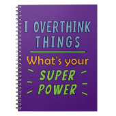 Ich überdenke Dinge Notizblock (Vorderseite)