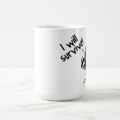 Ich überlebe Gesang-Hinterwelle - Tasse (Mittel)