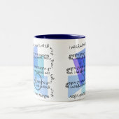 Ich überlebe Krankenpflege-Schule Zweifarbige Tasse (Mittel)