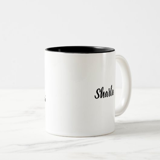 Ich überlebe mit Jesus und süßem Tee Zweifarbige Tasse (VorderseiteRechts)