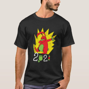 Ich überlebte 100 Masked School Days Llama Virtual T-Shirt