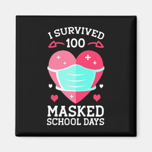Ich überlebte 100 maskierte Schultage - 100. Magnet