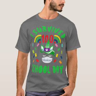 Ich überlebte 100 maskierte Schultage 25 T-Shirt