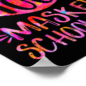 Ich überlebte 100 maskierte Schultage Student oder Poster (Ecke)