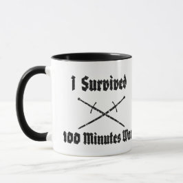 Ich überlebte 100 Minuten Kriegs-Tasse Tasse