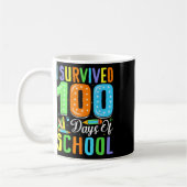 Ich überlebte 100. Schultage 100 Schultage Kaffeetasse (Links)