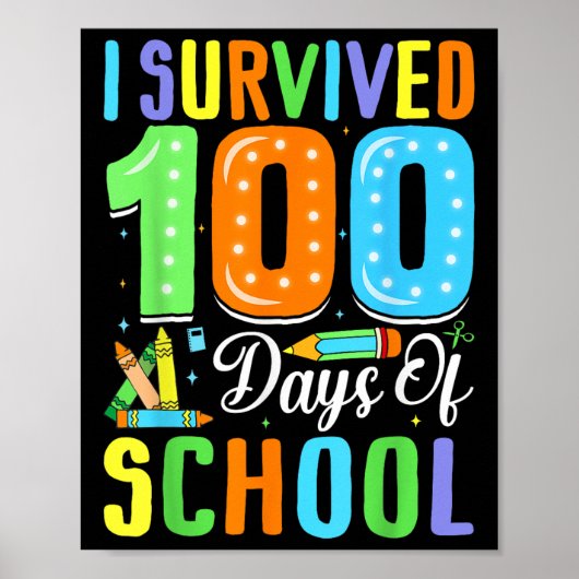 Ich überlebte 100. Schultage 100 Schultage Poster (Vorne)
