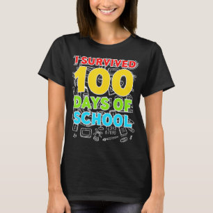 Ich überlebte 100 Schultage zum 100. Mal T-Shirt