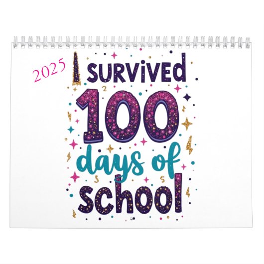 Ich überlebte 100 Tage Schuldesign Kalender (Titelbild)