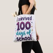 Ich überlebte 100 Tage Schuldesign Tasche (Von Nahem)