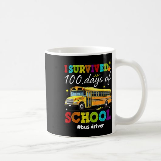 Ich überlebte 100 Tage Schuljunge Mädchen Kinderbu Kaffeetasse (Rechts)