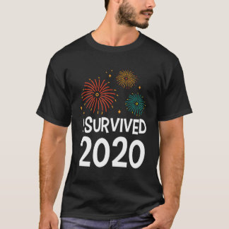 Ich überlebte 2020 Kleidungsmänner Männer Frauen N T-Shirt