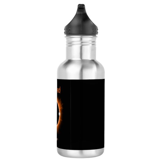 Ich überlebte 2024 Solar Eclipse Water Flasche Edelstahlflasche (Rechts)