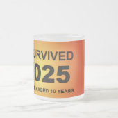 Ich überlebte 2025 mattglastasse (Mittel)